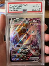 PSA 10 Gemme Ottime Condizioni Mew VMAX 2021 Fusion Strike Ultra Rara UR 114/264
