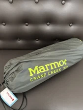 MARMOT Crane Creek 3P Camping Backpacking Tent, 3 Person Macaw Green/crocodile
