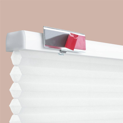 Cordless Light Filtering Cellular Shades, 34''W x 64''H, Easy No-Drill Installatio