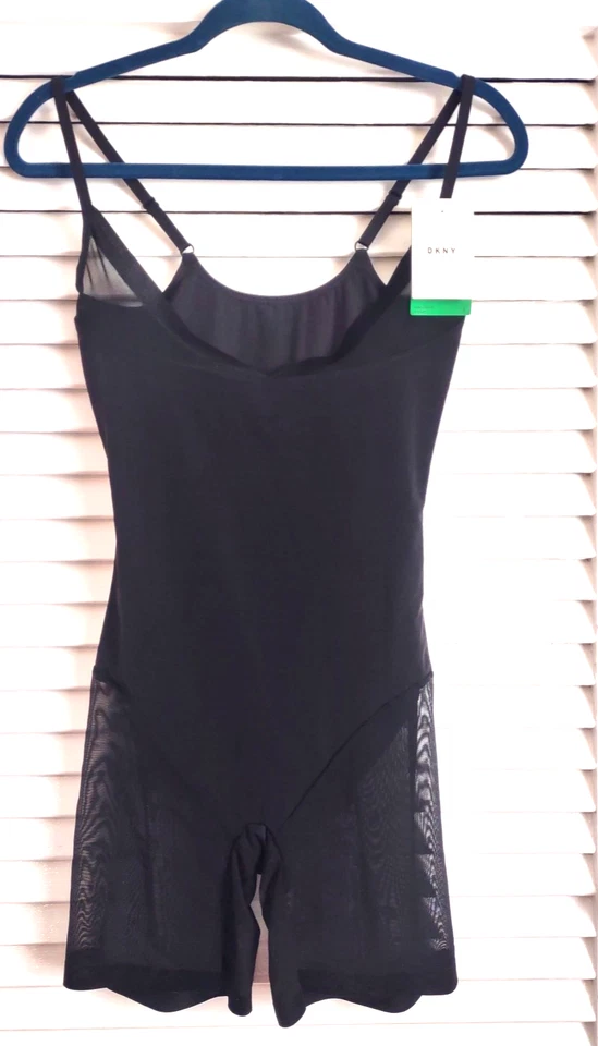 DKNY Shapeweare Control Black L Bodysuit Body Briefer Firm Control Singlet New - Image 2 of 4
