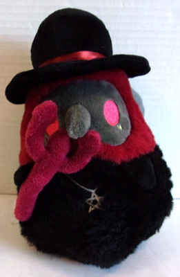 Used 11'' Squishable Alter Ego's Plague Doctor With Pitchfork Black/Red
