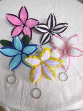 handmade flower keychain cute floral key ring gift for women girls