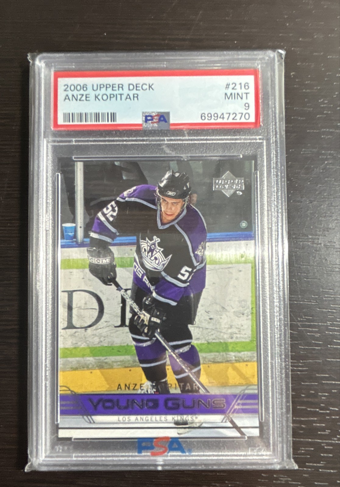2006-07 Upper Deck - Young Guns Anze Kopitar #216 (RC) PSA 9