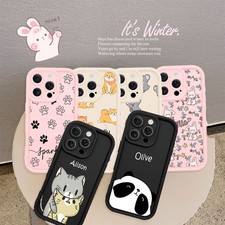 For iPhone 17 16e Samsung S23 S25 Plus Custom TPU Phone Case Animal Design Cover