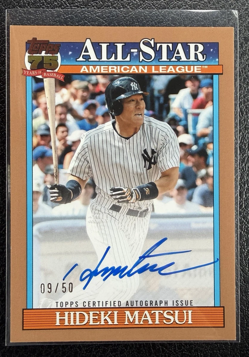 Topps Hideki Matsui New York Yankees Baseball Sports Trading Cards