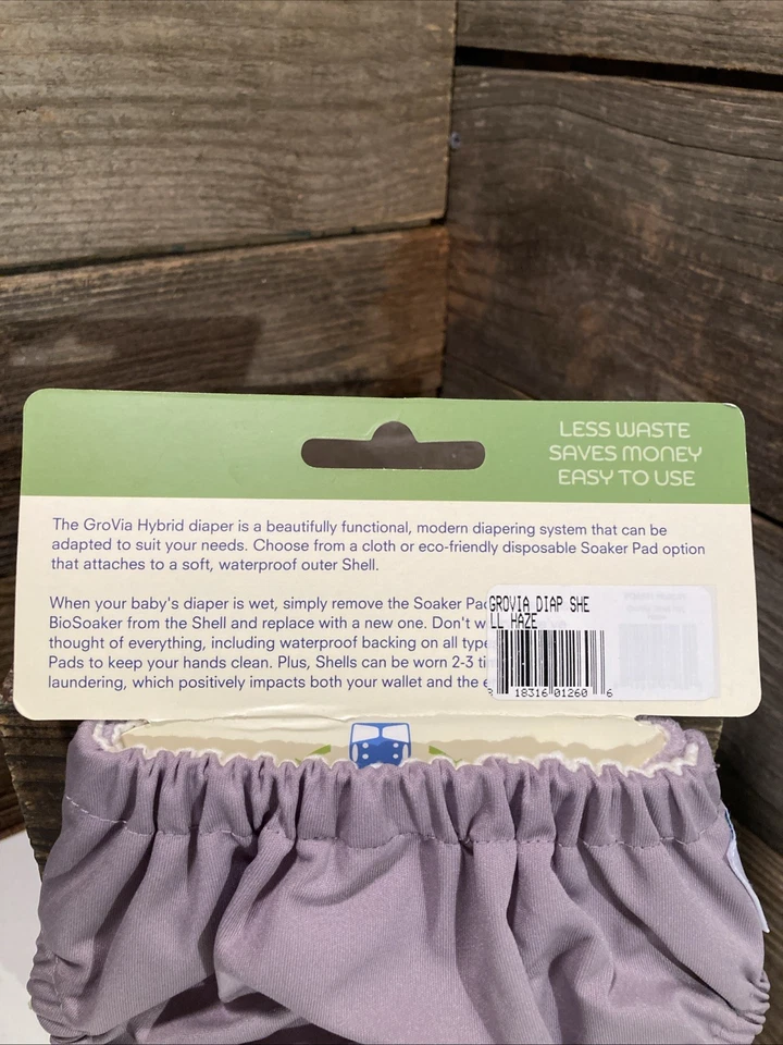 GroVia Hybrid Shell Waterproof Diaper Cover  One-Size AI2 Shell - Image 4 of 4