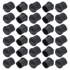 30pcs BNC-A Port Duct Covers Caps Silicone Plugs Protector Black