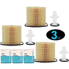 3x Car Oil Filter 04152-YZZA1 For Lexus ES IS RX Toyota Camry Avalon Kluger RAV4