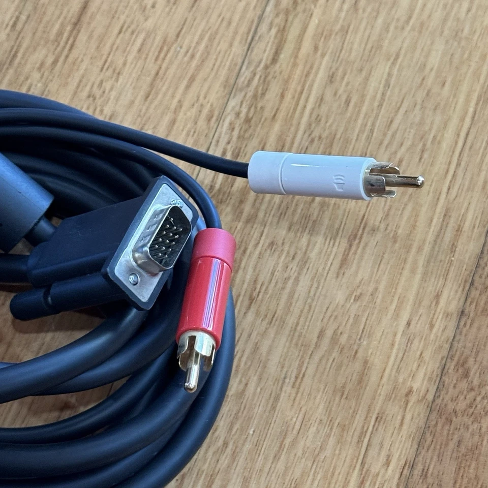 Genuine Microsoft Xbox 360 VGA AV Cable Official OEM part - Image 4 of 4