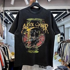 Alice Cooper Band Shirt Rare Design Black Unisex Shirt Men Women WA1488