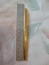 Caran Dache Madison Gold Plated Ball Point Pen Made In Swiss