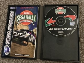 Sega Saturn Official Arcade Racer Steering Wheel bundle MK-80304+SEGA RALLY GAME