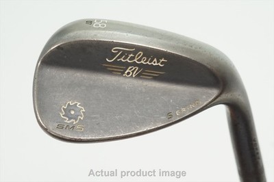 Titleist Vokey Sm5 Raw Black Wedge 58°-7 S-Grind Stock Stl 948470 Good