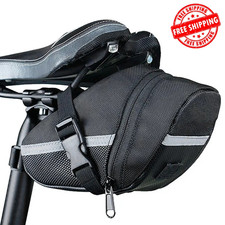 Bike Saddle Bag - Cycling MTB Tail Pack - Waterproof Under Seat Pouch Storage