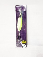 New Shimano Butterfly Flat Fall Jig 130g Glow In The Dark Chart White