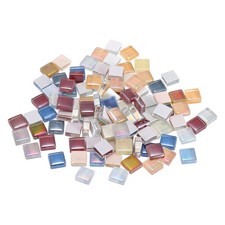Micro Glass Tiny Mini Mosaic Tile for DIY AB Mixed Color Series Pack of 110