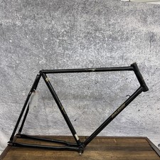 Vintage Raleigh Rod Brake Bike Frame 28in Wheel 61cm Black 110mm 24in Seat Tube