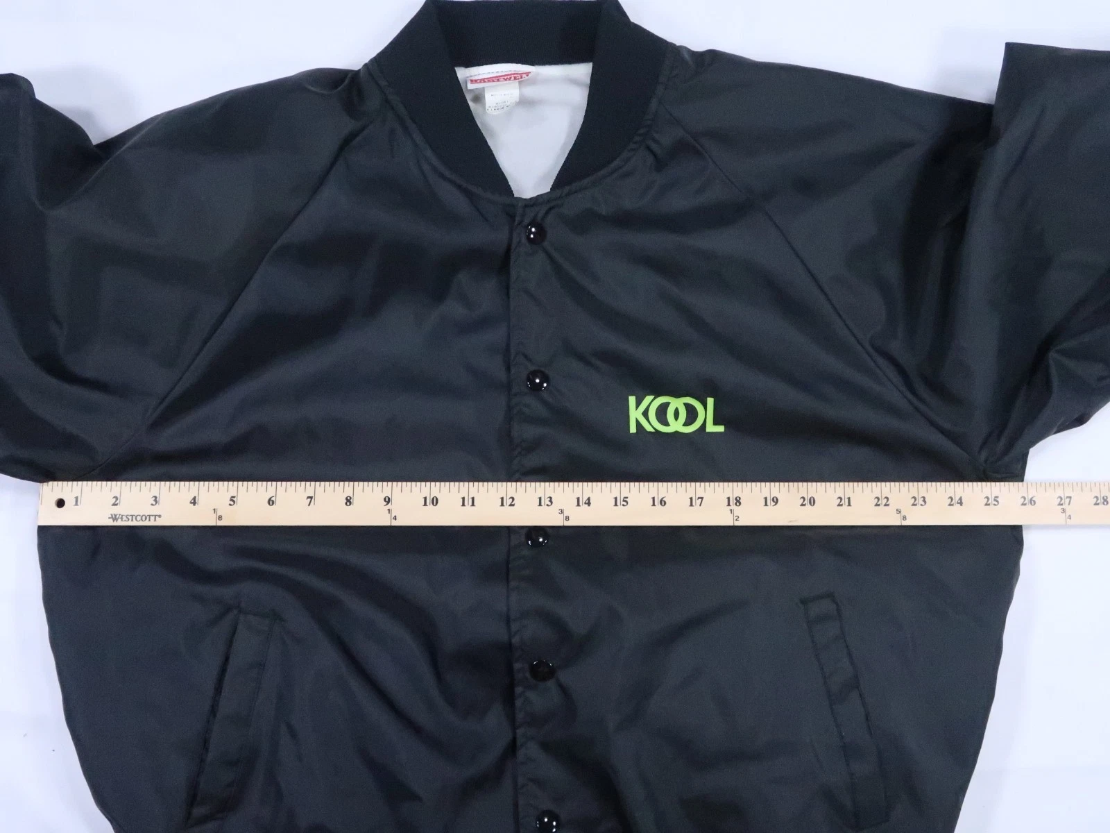 Hartwell sports kool menthol cigarette VTG 1980s 1990s satin bomber jacket XL - product detail image 13