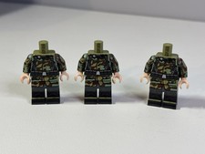 Lego The Minifig Co WW2 Pacchetto mimetico tedesco di 3 corpi minifigure