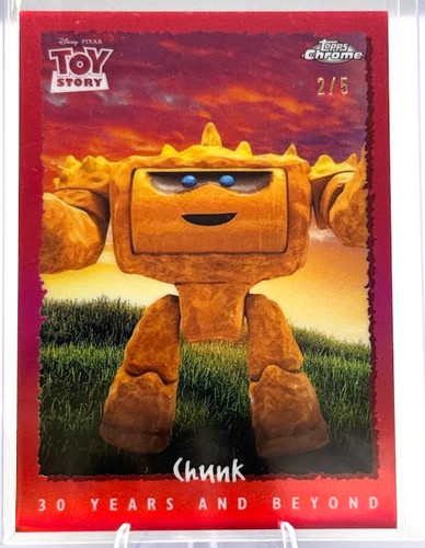 Chunk [Red] #T95-21 2025 Topps 30 Years of Toy Story 1995 card