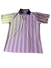 Yves Saint Laurent camicia XL YSL polo t shirt gessato designer slim preppy seta
