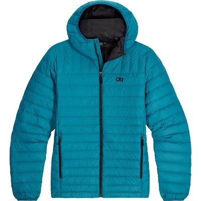 Outdoor Research Transcendent Down Hoodie Men's Winter Jacket, Aurora, Medium