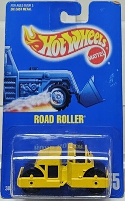 Hot Wheels 1992/055 - 1992 Hot Wheels Mainline - CAT Road Roller /K20