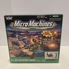 Micro Machines GI Joe Checkpoint Bridge Playset Soldiers Military 1999 SEALED