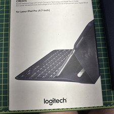 Logitech Create Backlit Keyboard Case For iPad Pro 9.7 Inch With Pencil Holder
