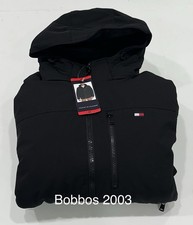 Chaqueta Tommy Hilfiger para hombre 3 en 1 sistema de clima para todo clima, negra, talla M