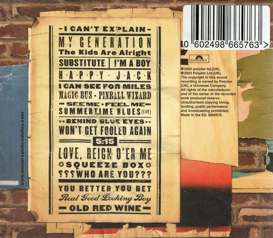 Who Then Und Now CD Europa Polydor 2004 In Digipak 9866576 - Bild 2 von 2