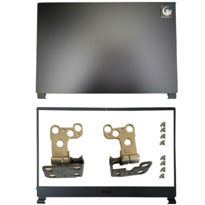 New for MSI Delta 15 A5EFK MS-15CK 15.6''Laptop LCD Back Cover+Front Bezel+Hinges