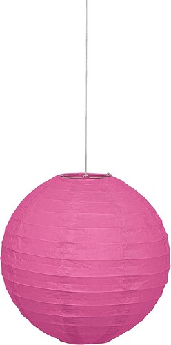Linterna de papel redondo única para fiesta - 25 cm - Imagen 6 de 25