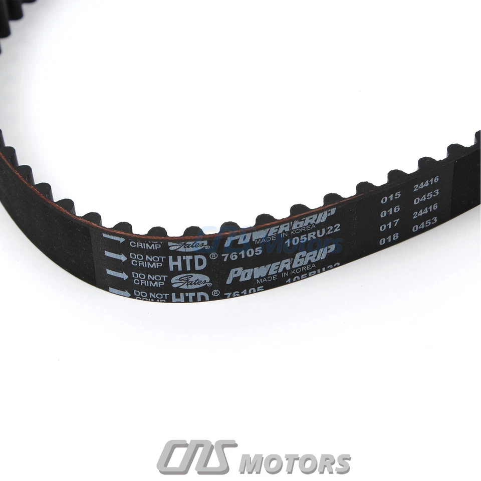 Gates HTD Timing Belt Water Pump Kit for 96-11 Hyundai Accent Kia Rio Rio5⭐⭐⭐⭐⭐ Foto 3 de 4