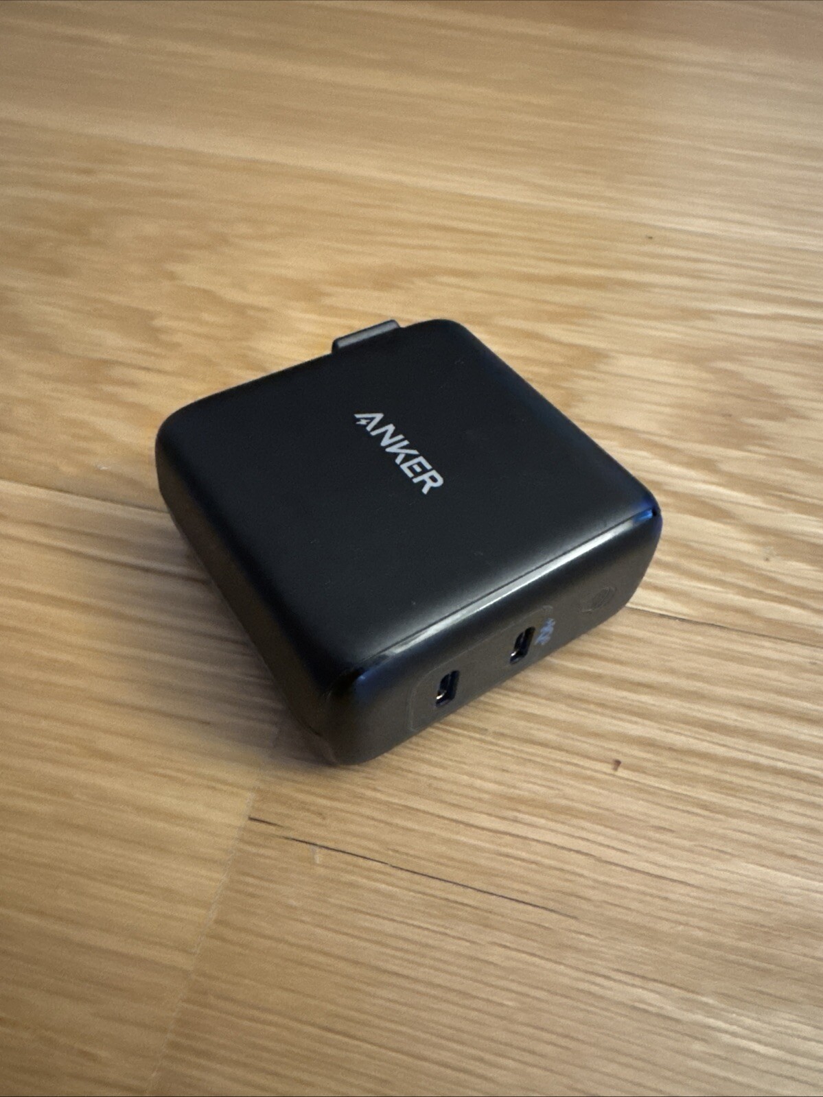 Anker PowerPort III Duo 36W 2-Port USB-C Fast Charger Foldable Plug Black