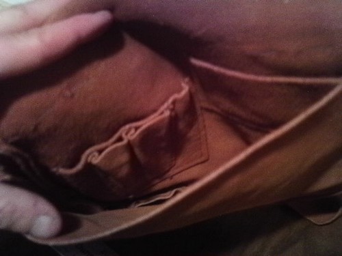 man bag pouch leather satchel suede saddle bag - Picture 5 of 6