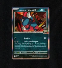 Team Rocket's Sneasel - 128/182 - Holo Rare - Pokemon Destined Rivals