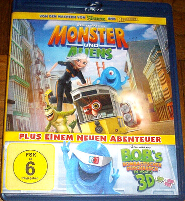 Blu-ray - MONSTER UND ALIENS - sehr guter Zustand