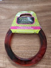 DIY Purse handles 6" Round Tortoise Acrylic Purse Crafts Sewing fabric crochet