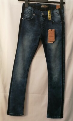 Jungs Jeans, Blue Effect, Größe 152, mit Seitenstreifen, Ultrastretch, blau