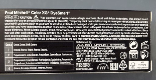 MAQuillAGEページ Paul Mitchell The Color XG Swatch Book Full Size Hair Coloring