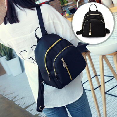 Women Nylon Mini Backpack Lightweight Waterproof Small  display picture 1
