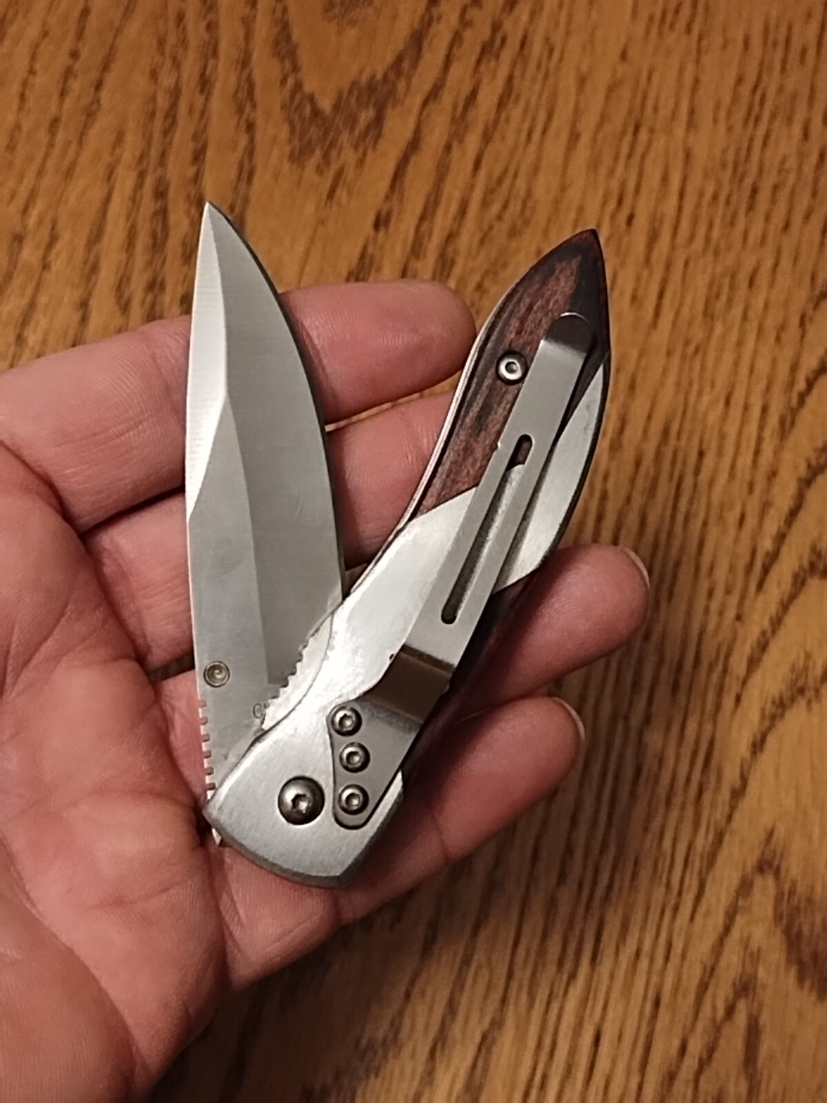 New PIONEER SEED CORN FOLDING Pocket KNIFE 3.5" Blade Canvas Pouch Belt Loop eBay