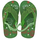 BOYS INFANTS URBAN BEACH BUBBLE BUS SLING BACK FLIP FLOPS GREEN SANDALS