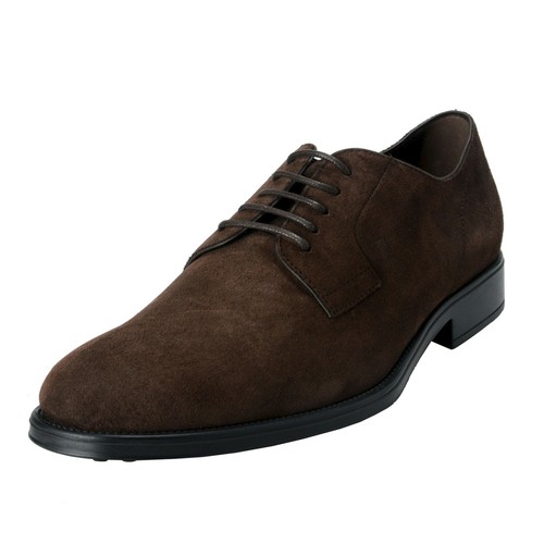 Tod's Hombre Ante Marrón Derby Fondo Oxford Zapatos Talla 7 7.5 9.5 10 11  11.5 | eBay