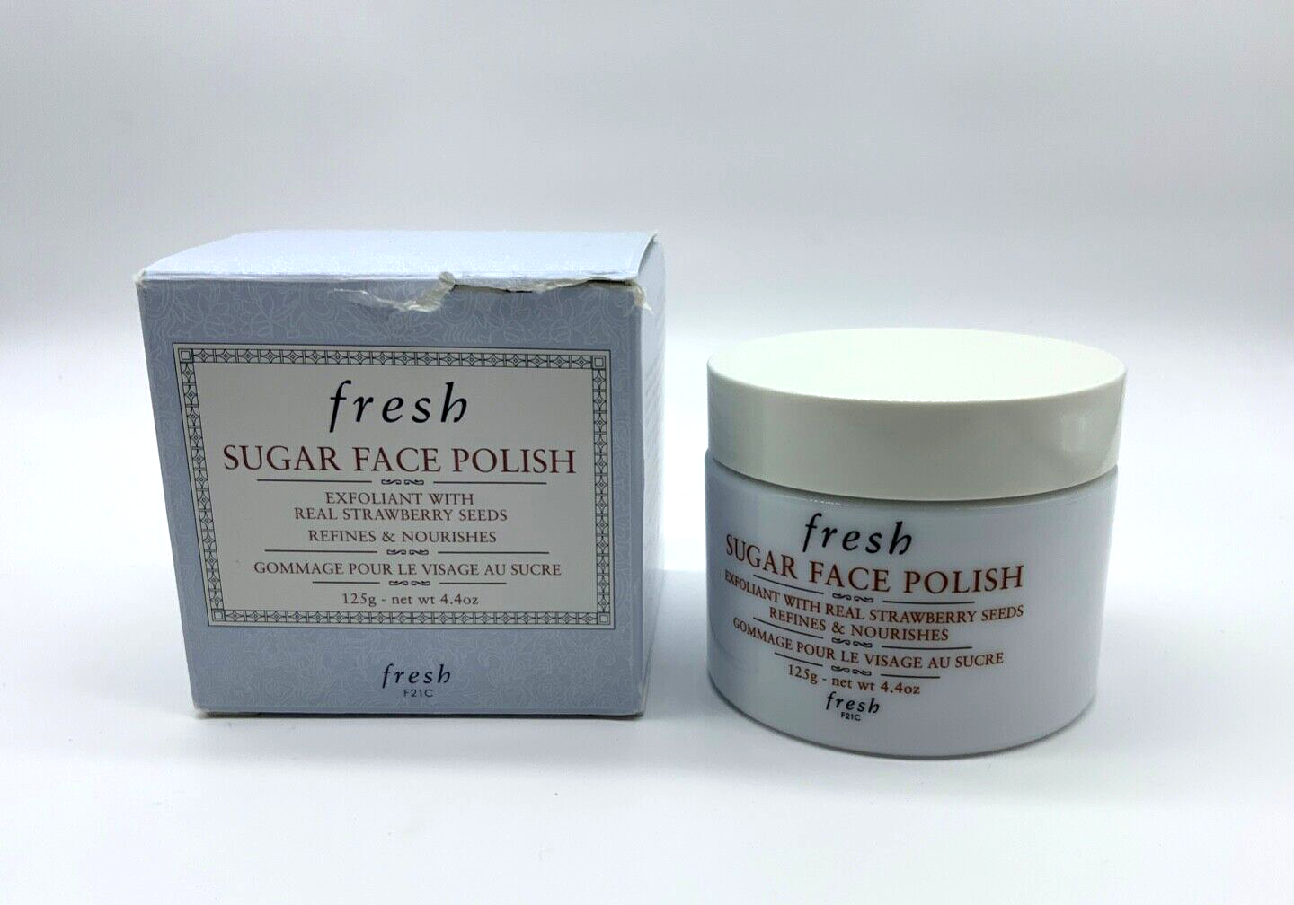 Fresh Sugar Face Polish Exfoliator Strawberry Seeds (125g/4.4oz
