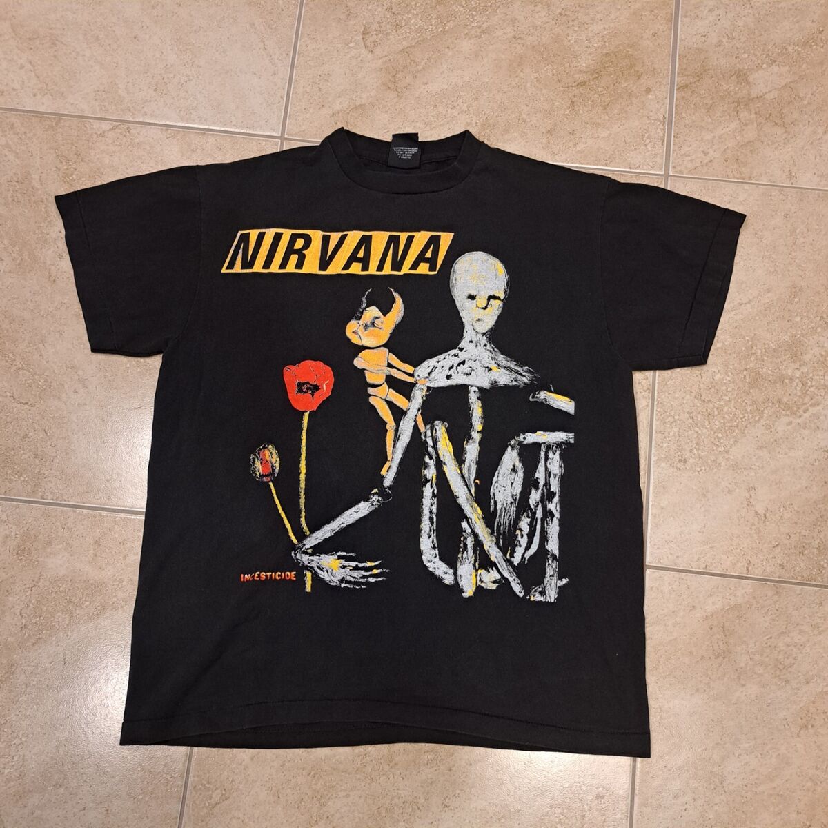 Vintage Nirvana Black Incesticide Kurt Cobain Shirt 90s Band Vintage Nirvana Black Incesticide Kurt Cobain Shirt 90s Band