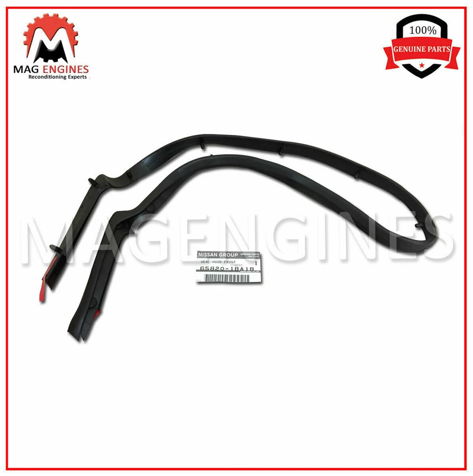 65820-1BA1B GENUINO OEM SELLO CAPÓ DELANTERO 658201BA1B Foto 2 de 3