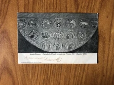 CARTOLINA ASCOLI PICENO CATTEDRALE PIVIALE VIAGGIATA 1904 SUBALPINA AB