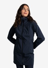 Lole Element Long Rain Jacket Women's Rain Jacket, Outerspace, Medium